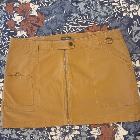 Wild Fable Utility Skirt Brown - Picture 2 of 4